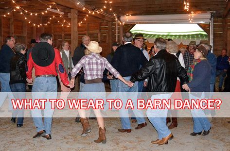 What To Wear To A Barn Dance? Cute Line Dancing Outfits, Barn Party Outfit, Dancing Outfit Ideas, Country Line Dancing Outfit, Line Dancing Outfit Country, Line Dancing Outfit Country Women, Country Dance Outfit, Barn Dance Outfit, Dance Outfit Ideas