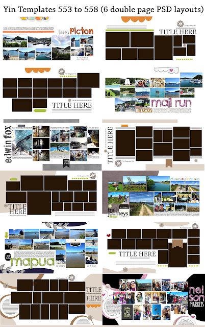 Photo Album Design Template, Travelogue Ideas Layout, Photo Album Layout Design Templates, Shutterfly Photo Book Ideas Layout Design, Photo Book Layout Design, Digital Photo Book Layout Ideas, Square Photobook Layout, Wedding Photo Book Layout Design, Shutterfly Photo Book