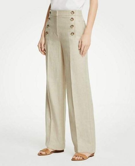 Ann taylor Ann Taylor Wide Leg Sailor Pants #affiliate#fashion#style#women#clothing Country Casual, Sailor Pants, Teen Girl Dresses, Plus Size Womens Clothing, Blouse Styles, Online Shopping Clothes, Straight Leg Pants, Fashion Pants, Effortless Style