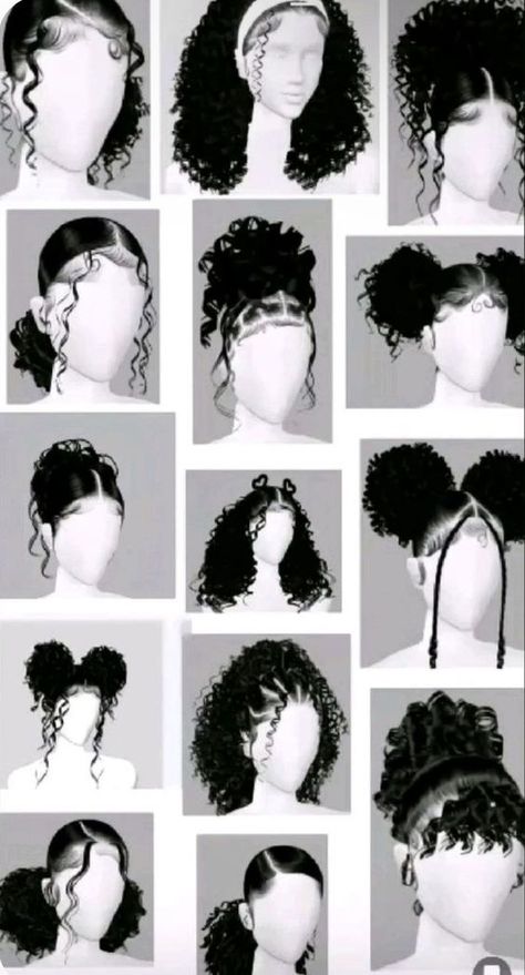 Hair Styles Ideas For Curly Hair, Virtual Hairstyles Curly, Curly Hair Styles For Prom, Hairstyles With Curled Hair, Perfect Curly Hair, Quick Curly Hairstyles, Virtual Hairstyles, Graduated Bob Haircuts, Graduated Bob