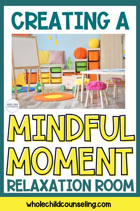 Mindfulness can be an amazing tool to help kids learn how to focus and calm down. Creating a mindfulness relaxation room is a great way to provide a space where kids can go when they need some quiet time. Here's how you can create your own mindful moment relaxation room in your school. Best practices on kids mindfulness activities, kids mindfulness, kids mindfulness quotes, kids mindfulness crafts, Kid Minds, Mindfulness Connection, STEAM Engineering & Science for KIDS. Calming Room Ideas School, Mindfulness Crafts, Calming Room Ideas, Kids Therapy, Calm Down Kit, Calm Room, Kids Mindfulness, Calming Room, Wellness Room