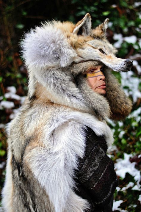 Steven Tyler Wolf Pelt, Wolf Headdress, Arctic Wolf, Steven Tyler, The Wolf, Taxidermy, Headdress, The Face, Deviantart