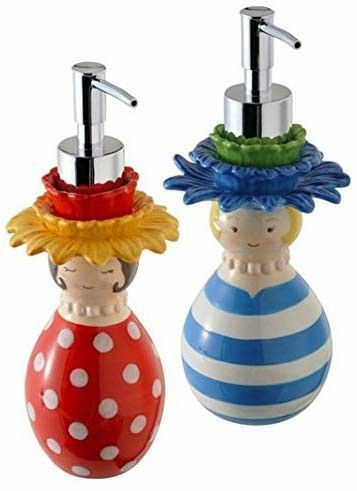 Flower Lady, Modern Store, Soap Dishes, Soap Pump, Ceramic Flower, Lotion Dispenser, Ceramic Flowers, Bath Accessories, Soap Dispenser