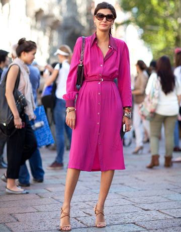 Gio Battaglia, Messy Wardrobe, Milan Fashion Week Street Style, Shirt Dress Outfit, Giovanna Battaglia, Cool Winter, Anna Dello Russo, Fashion Articles, Spring Street Style