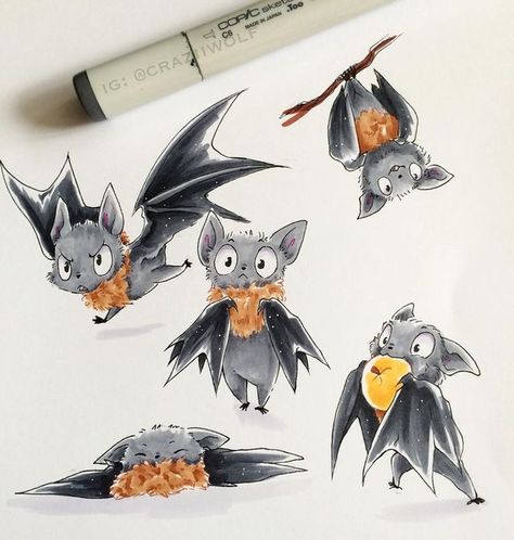 Bat Drawing Reference, Bat Drawings, Bat Sketch, Bat Drawing, Bat Art, Fruit Bat, Cute Bat, Halloween Drawings, Arte Fantasy