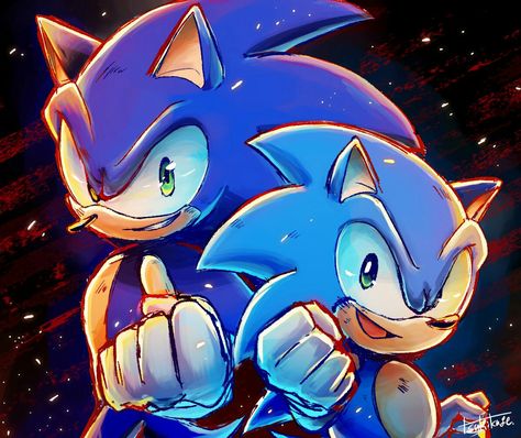 Sonic Clássico  e Sonic Moderno Juntos Classic Sonamy, Sonic Prime Fanart, Sonic The Hedgehog Idw, Modern Sonic, Idw Comics, Sonic Generations, Sonic Underground, Sonic Mania, Hedgehog Movie