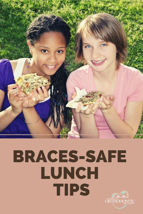 School Lunch Ideas For Kids With Braces, Braces Lunch Ideas, School Lunch For Braces, Brace Friendly Food, Braces Safe Snacks, Lunches For Kids With Braces, Lunches For Braces School, Braces Meal Ideas, What To Eat When You Have Braces