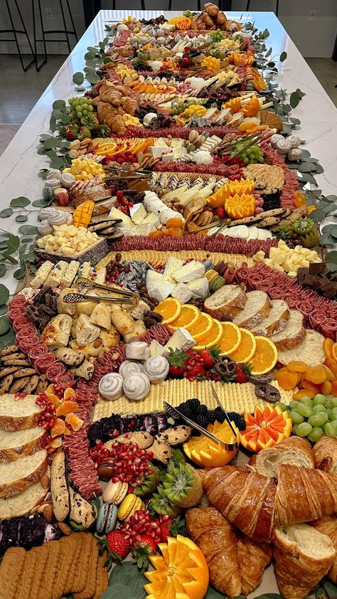 Charcuterie & Cheese Boards | Fruit & Grazing Platters | Utah | 1.5 hours condensed into 30 seconds! #charcuterie #charcuterieboard #cheeseboard #cheese #food #grazingboard #cheeselover #cheeseplatter… | Instagram Big Cheese Board Ideas, Grazing Board Christmas, Grazing Table Layout Template, Grazing Charcuterie Table, Dinner Grazing Table, Dinner Grazing Table Ideas, Holiday Grazing Table, Charcuterie Board Big, Cheese Display Wedding