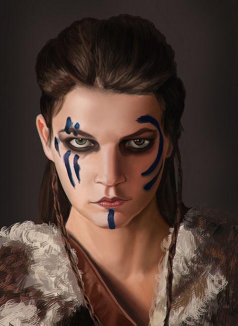 Scottish Warrior Face Paint, Celtic Body Painting, Celtic Makeup Female, Celtic Face Paint, Celtic Makeup, Warrior Face Paint, Viking Face Paint, Blue Face Paint, Celtic Women