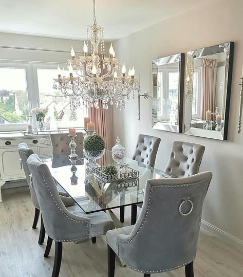 Dining Room Decor Modern, Dream Dining Room, Dinning Room Design, Interior Design Dining Room, Dining Room Table Decor, Luxury Dining Room, Elegant Dining Room, Dining Room Inspiration, Luxury Dining