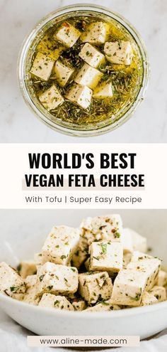 Tofu Feta, Vegan Feta, Feta Cheese Recipes, Vegan Greek, Vegan Feta Cheese, Vegan Cheese Recipes, Vegan Snack Recipes, Go Vegan, Vegan Appetizers