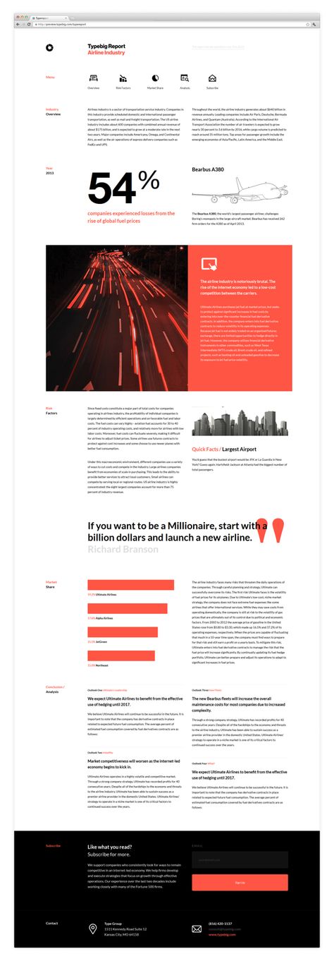 Type Report (Free HTML Template) on Behance Digital Report Design, Impact Report, Ui Web Design, Annual Report Design, Website Graphics, Html Website Templates, Report Design, Annual Reports, Web Ui Design