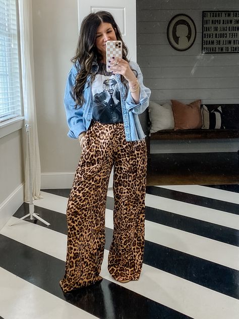 Women's Tupac Short Sleeve Graphic … curated on LTK Graphic T Outfit Winter, Cheetah Jeans Outfit, Cheetah Print Pants Outfit, Cheetah Pants Outfit, Print Pants Outfit, Print Jeans Outfit, Leopard Jeans Outfit, Cheetah Pants, Printed Pants Outfits