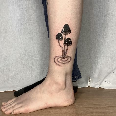 Galaxy Mushroom Tattoo, Long Mushroom Tattoo, Galaxy Mushroom, Long Mushroom, Mushroom Tattoo, Cat Walking, Mushroom Tattoos, Cat Walk, Tattoos Ideas