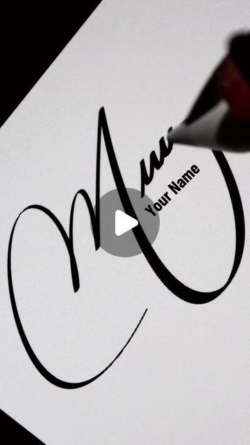 Maria Name Signature, M Name Signature Ideas, Signature Ideas For M Letter, M Name Signature, Calligraphy Names Handwriting, C Signature Ideas, M Letter Signature, A Letter Signature, Signature Ideas For Letter A