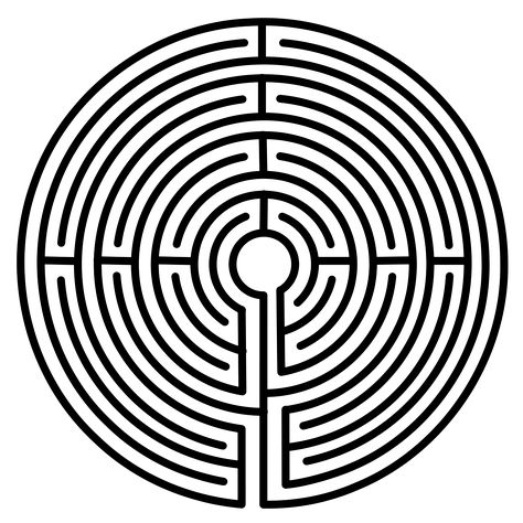 Labyrinth tattoo - for self-meditation, symbolizing a pilgrimage or journey with God at the center Mark Cuban, Labyrinth