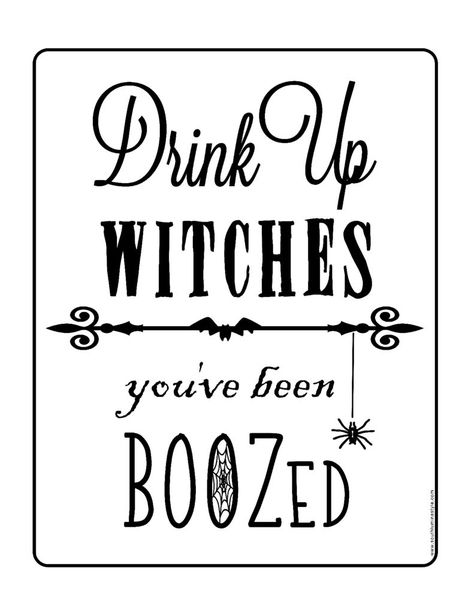 thumbnail of Drink Up Witches Full Page Booze Fairy Ideas, You've Been Boozed Ideas, You've Been Boozed Free Printable, Halloween Driveway, You've Been Booed Ideas, You've Been Boozed, Halloween Basket, Drink Up Witches, Halloween Baskets