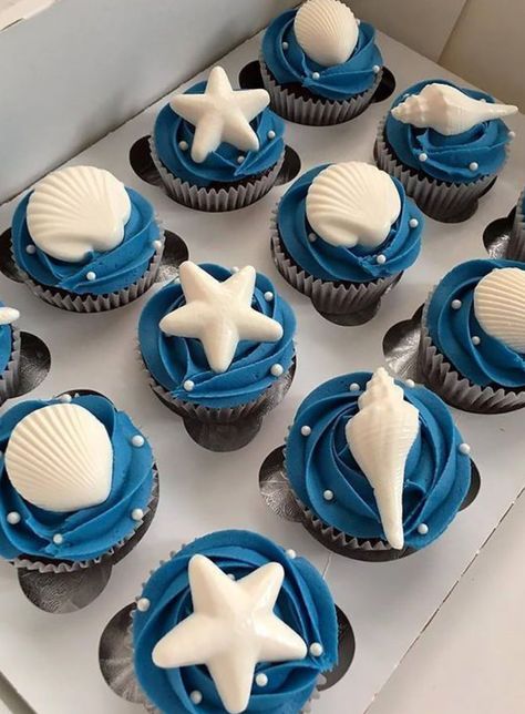 Ocean Birthday Party, Ocean Birthday, Beach Cakes, Beach Birthday, Sea Birthday, Pretty Birthday Cakes, 14th Birthday, Cool Birthday Cakes, Cute Birthday Cakes