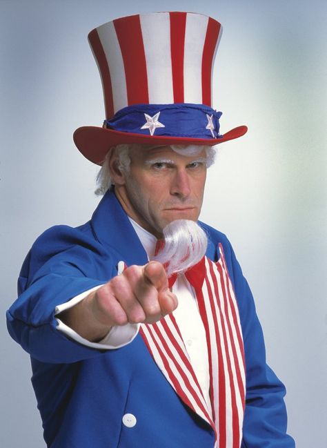 I Want You Poster, Uncle Sam Costume, Creative Typography Design, Horse Costumes, Grey Wig, Diy Costume, American Legend, Uncle Sam, Keep Calm And Love