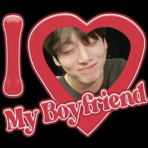 Jungkook Heart Pose, Boyfriend Kpop, Boyfriend Tshirt, I Love My Boyfriend, Love My Boyfriend, Bts Lyric, I Love Bts, My Boyfriend, Jungkook Cute