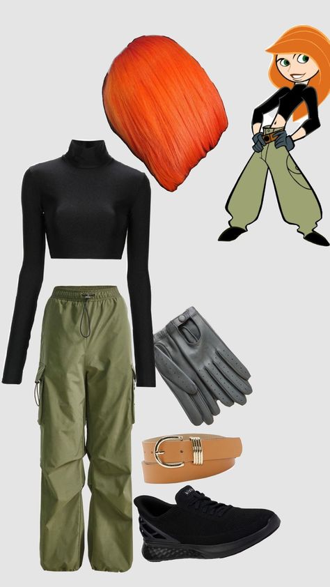 KIM possible!! Halloween, Kim Kolwiek Costume, Kim Possible Outfit, Kim Possible Costume, Kim Possible, Character Costumes, Costumes For Women, Kids Costumes, Phone Wallpaper