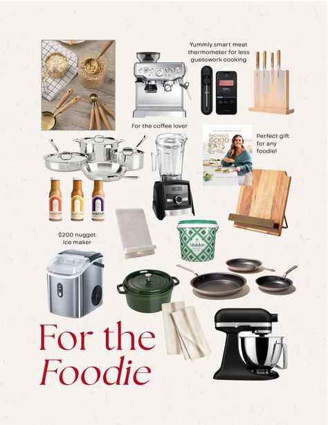 I’m officially kicking off the holiday season with some gift ideas for all my fellow foodies out there. Whether you love to cook or are shopping for someone who does, I’ve rounded up some of my personal kitchen favorites, along with some other items that I think would make a great gift. Tap to shop! Workout Outfit Ideas, Kitchen Gift Ideas, New Home Essentials, Kitchen Favorites, Nugget Ice Maker, Cook Book Stand, My Own Place, Holiday Inspo, The Glow Up