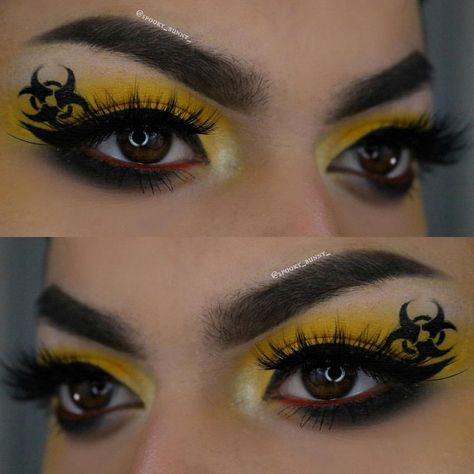 Mad Scientist Halloween, Britney Spears Toxic, Toxic Makeup, Bio Hazard, Fun Makeup, Mad Scientist, Prom Makeup, Cute Makeup, Spears