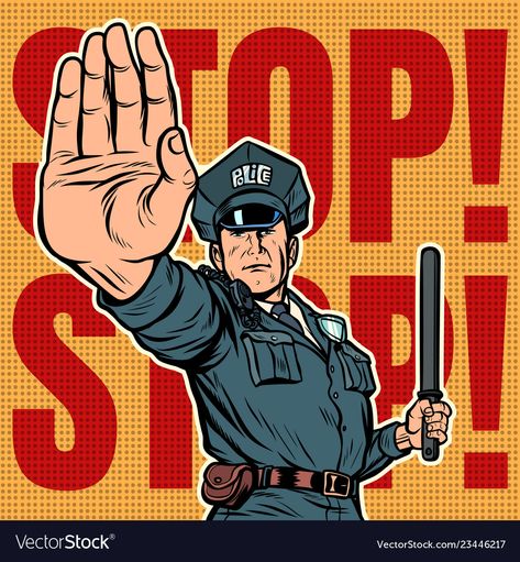 Police Illustration Character Design, Police Comic Art, Police Poster Design, Police Art Drawing, Police Painting, Police Illustration, Action Illustration, Police Cartoon, Police Poster