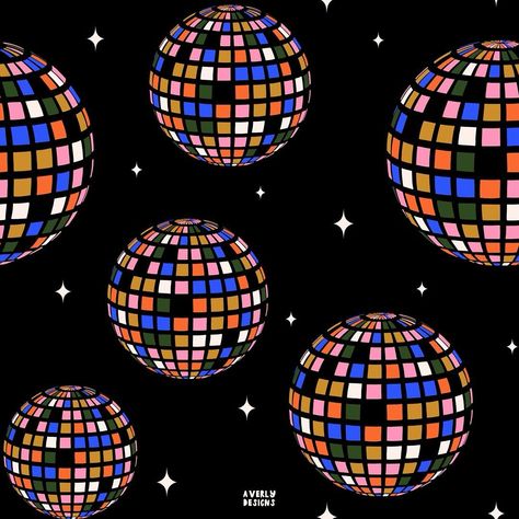 🪩DANCE🪩 Dancing for @melanie.johnsson #thepatternchallengebymel and I think there may be a few disco balls around 😍 #surfacepatterndesign #patterndesign Disco Dance, 70s Disco, Disco Balls, Surface Pattern Design, Surface Design, Pattern Design, Dancing, Pattern, Quick Saves