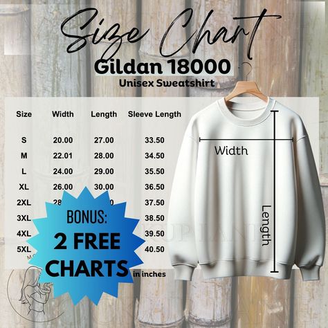 Hoodie Vinyl Size Chart, Etsy Listing Photos, Gildan Hoodie, Hoodie Size Chart, Gildan Sweatshirts, Clothing Mockup, Model Hair, Unisex Sweatshirt, Size Chart