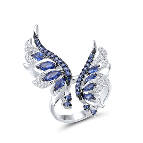 PRICES MAY VARY. ♥Gorgeous Style♥ Delicate gemstone angel wing ring is wonderful complements for you to attend party, wedding, dating and other occasions, will decorate you charming and gorgeous, stand out in the crowd and giving you a better wearing experience ♥Quality Material♥ Made of fine 925 sterling silver with metal plating added to enhance shine, durable and low irritation, safe and comfortable to wear for a long time, not easy to rust, simple and stylish, enhance your elegance every mom Wings Jewelry, Stone Angel, Wings Ring, Wing Ring, Angel Wing Ring, Angel Wings Jewelry, Promise Jewelry, Wing Jewelry, Chic Rings