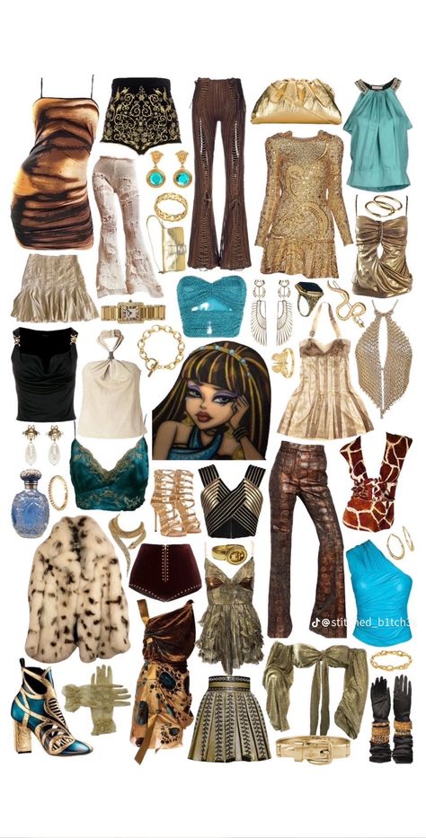 Monster High Aesthetic Outfit, Monster High Halloween Costumes, Cleopatra Halloween, Monster High Halloween, Monster High Cosplay, Monster High Costume, Monster High Clothes, Arte Monster High, Hot Halloween Outfits