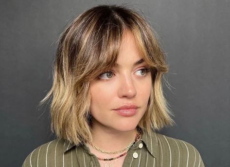 15 Flattering Bottleneck Bobs to Try in 2024 – HairstyleCamp Lucy Hale Hair Bangs, Lucy Hale Curtain Bangs, Lucy Hale Bangs, Lucy Hale Haircut, Lucy Hale Blonde, Lucy Hale Short Hair, Lucy Hale Hair, Modern Bob Haircut, Κούρεμα Bob