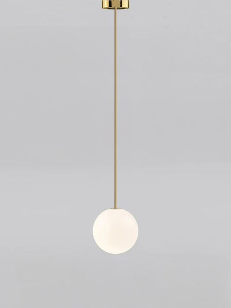 Pendant 250 - Polished Brass – Artilleriet Brass Rod, Sleek Kitchen, Brass Lighting, Glass Pendant Light, Hanging Light, Showcase Design, Edison Light Bulbs, Touch Of Modern, Polished Brass