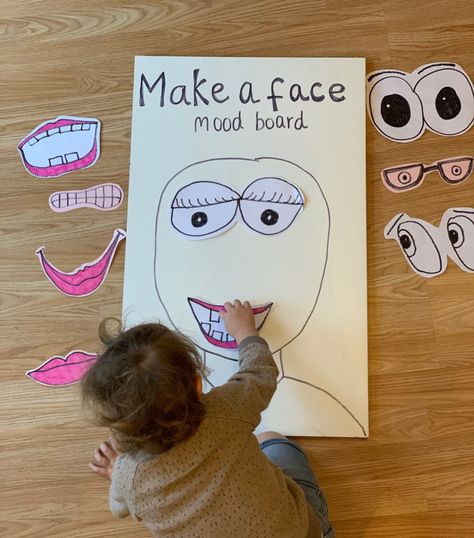 Make A Face Emotions Mood Board - Family Days Tried And Tested Emotions Preschool Activities, Emotions Board, Feelings Activities Preschool, All About Me Preschool Theme, Face Emotions, Me Preschool Theme, Emotions Preschool, Feelings Activities, Emotions Activities