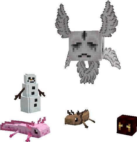 Gray's Mob Overhaul Minecraft Texture Pack Minecraft Mob Redesign, Custom Minecraft Mobs, Minecraft Texture Pack Aesthetic, Minecraft Mobs Ideas, Minecraft Skin Ideas, Cute Minecraft Skins, Minecraft Origins, Minecraft Mobs Mod, Blockbench Models