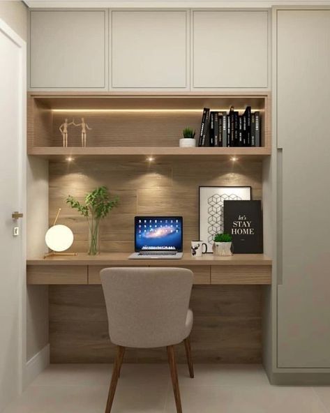 Workspaces Design, Small Study Table, Wooden Study Table, Home Study Rooms, Study Table Designs, Study Desk Decor, Modern Study, Study Room Design, Desks For Small Spaces