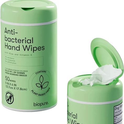 ANTI-BACTERIAL HAND WIPES WITH ALOE AND VITAMIN E AVAILABLE NOW AT RANDALL'S HOME GOODS 🇺🇸 SHOP Fresh Morning, Antibacterial Wipes, Benzalkonium Chloride, Hand Wipes, Wet Wipes, Wet Wipe, Vitamin E, Plant Based, Home Goods