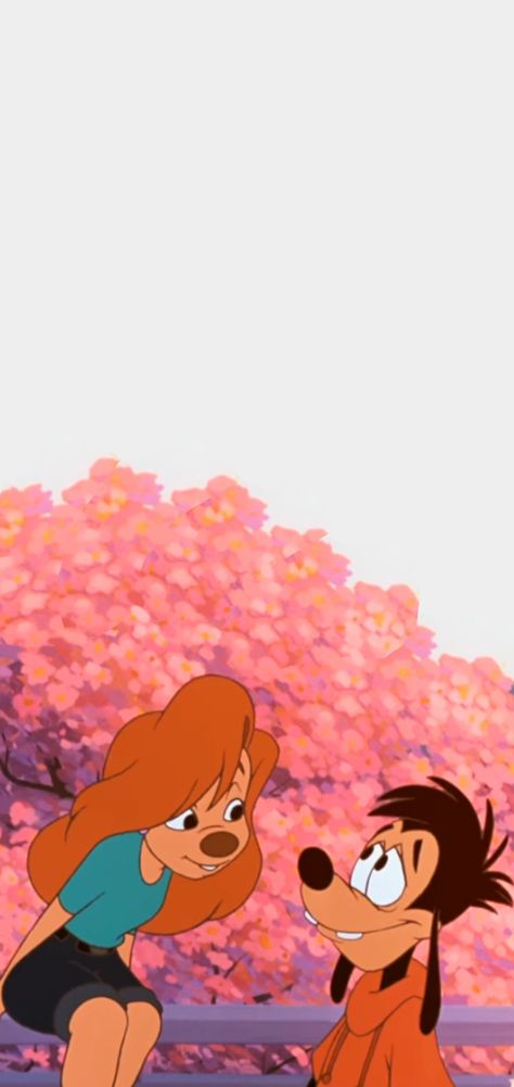 from A Goofy Movie Max And Roxanne Wallpaper, Powerline Goofy Movie, Max And Roxanne, Disney Duos, A Goofy Movie, Goofy Disney, Goofy Movie, Disney Couples, Disney Disney