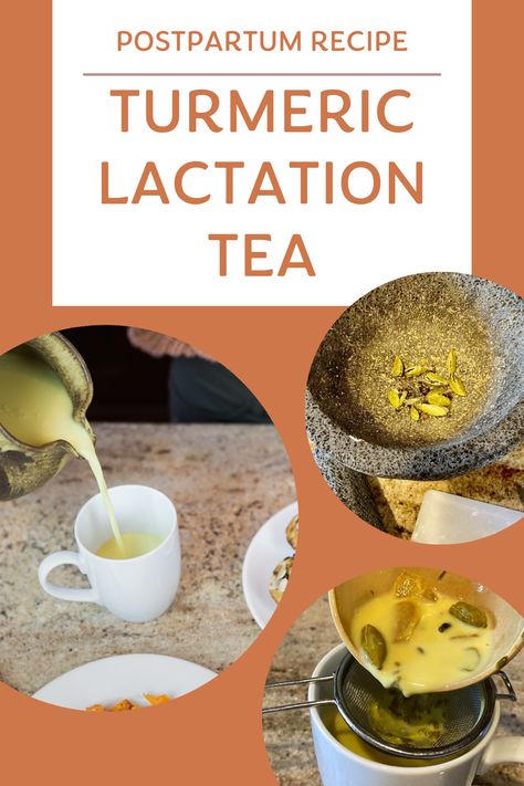 Tumeric Tea Recipe, Postpartum Tea, Lactation Tea, Postpartum Healing, Breast Milk Supply, Boost Milk Supply, Ayurveda Recipes, Turmeric Milk, Breastfeeding Foods