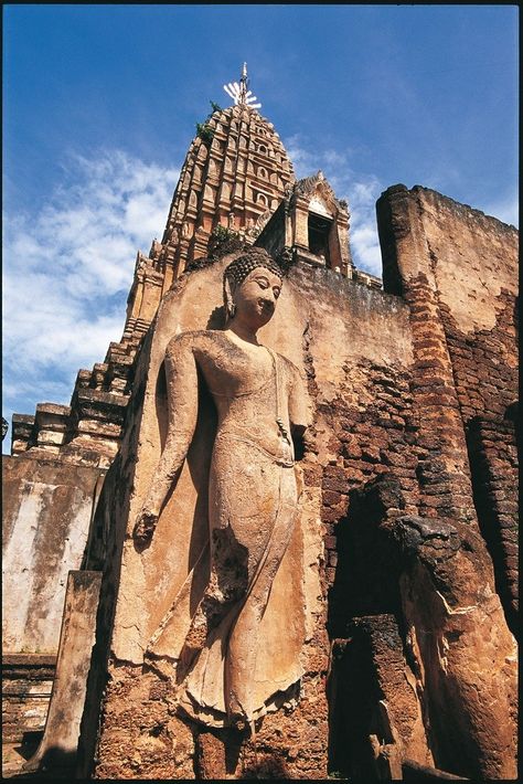 Walking Forward, Buddhist Shrine, Ancient Indian Architecture, Buddha Temple, Buddha Sculpture, Gautama Buddha, Fantasy Forest, Buddha Image, Buddha Art