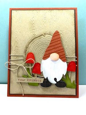 Gnome Cards Handmade, Kindness Gnomes, Friendly Gnomes, Kindest Gnomes, Gnome Cards, Christmas Cards Kids, Holiday 2022, Paper Crafts Card, Stampin Up Christmas