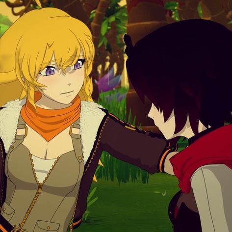 Rwby Vol 9, Yang And Ruby, Rwby Pfp, Ruby Rwby, Rwby Anime, Ruby Rose, Rwby, Ruby, Anime