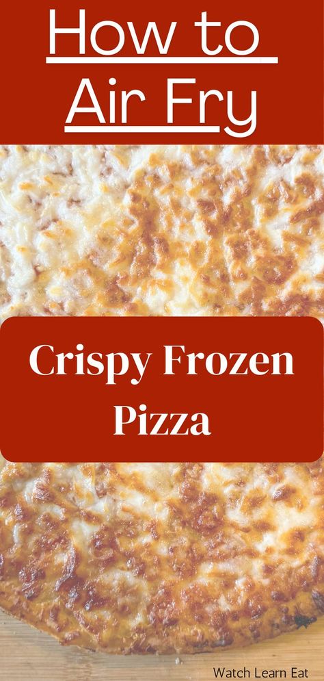 How to cook frozen pizza in air fryer Pizza In Air Fryer, Crispy Pizza, Craving Pizza, Frozen Pizza, Cooking Games, Mouth Watering Food, Pizza Recipe, Quick Snacks, In A Hurry