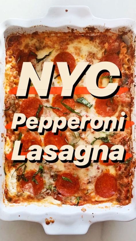 Lasagna With Pepperoni Recipes, Pepperoni Lasagna Recipes, 3 Meat Lasagna Recipe With Pepperoni, Lasagna With Pepperoni, Pizza Lasagna Recipe, Pepperoni Lasagna, Cheesy Lasagna Recipe, Easy Pepperoni Pizza, Pizza Lasagna