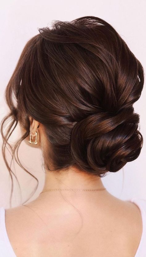 updo medium length, wedding updo hairstyles, bridal hairstyles 2021, medium length updos Soft Romantic Updo, Sanggul Modern, Engagement Hairstyles, Wedding Hair Up, Romantic Updo, Romantic Wedding Hair, Bridal Hair Updo, Up Dos For Medium Hair, Updos For Medium Length Hair