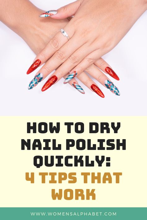 How to Dry Nail Polish Quickly: 4 Tips That Work Nail Polish Drying Tips, Quick Dry Nail Polish Hack, How To Get Nail Polish To Dry Faster, Drying Nail Polish Quickly, How To Dry Nail Polish Quickly, How To Dry Nail Polish Fast, How To Dry Nails Quickly, How To Make Nail Polish Dry Faster, Nail Polish Dry Faster