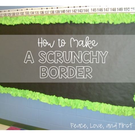 Tissue Paper Borders, Bulletin Boarders, Boarders For Bulletin Boards, Cool Bulletin Boards, Creative Bulletin Boards, Library Decorations, Pastor Anniversary, Kindergarten Names, Bulletin Borders