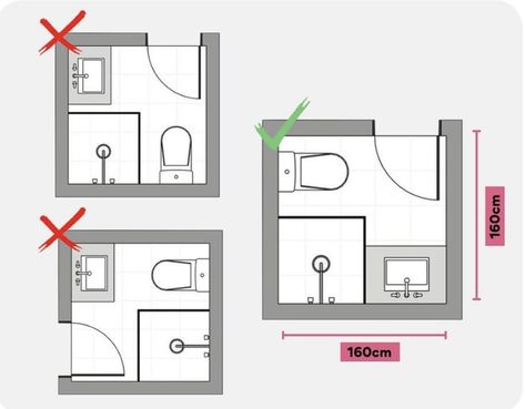 6 X 12 Bathroom Layout, Cooper Bathroom, Ideas Para Baños Pequeños, Small Ensuite Ideas, Small Ensuite Bathroom Ideas, Small Narrow Bathroom, Small Ensuite Bathroom, Floorplan Ideas, Bathroom Floorplan