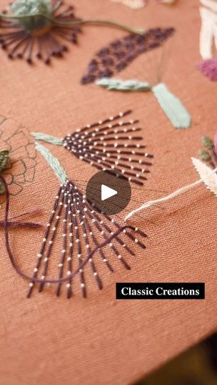 Couching Embroidery Design, Couching Embroidery, Handwork Design, Couching Stitch, Handmade Inspiration, Basic Embroidery Stitches, Diy Embroidery Patterns, Bead Stitching, Handmade Artwork